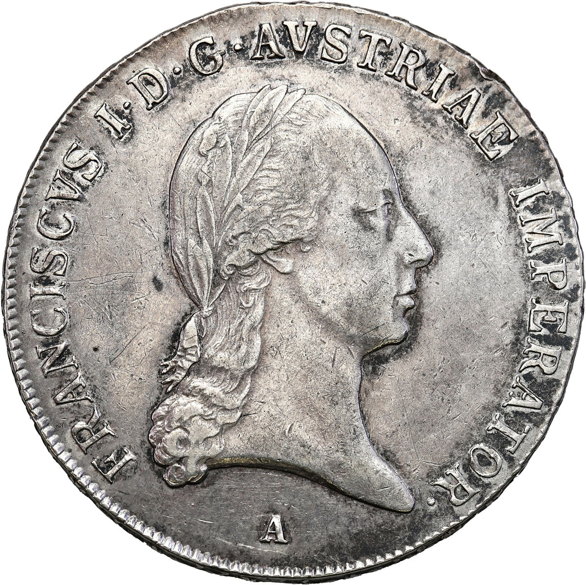 Austria, Franciszek II (1792–1835). Talar (Kronentaler) 1819 A, Wiedeń - ŁADNY